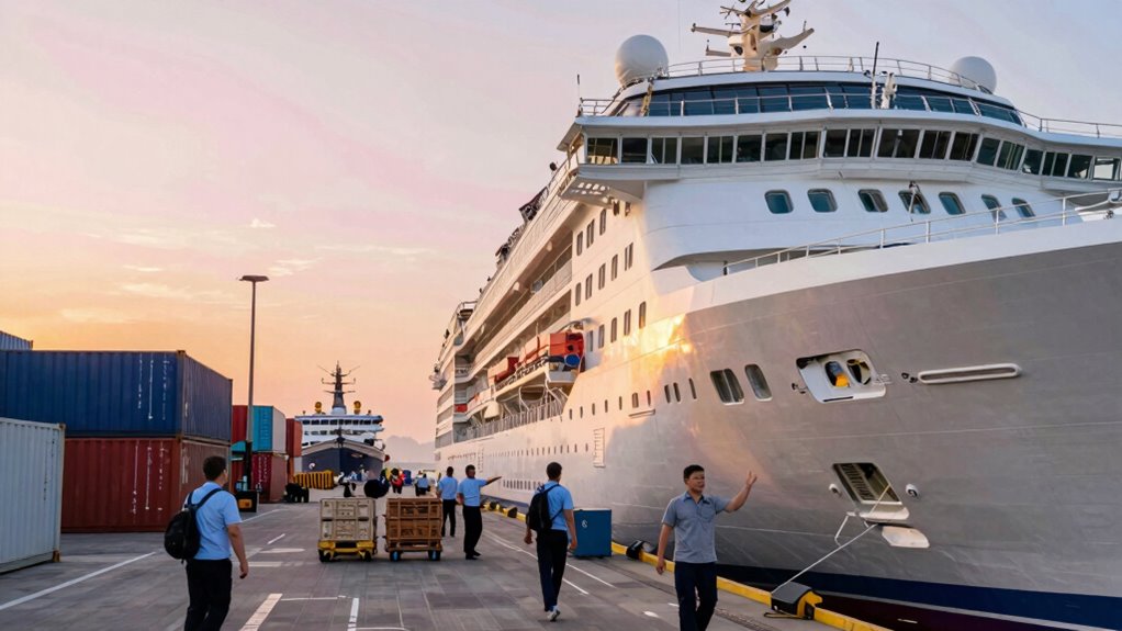 rush through customs procedures