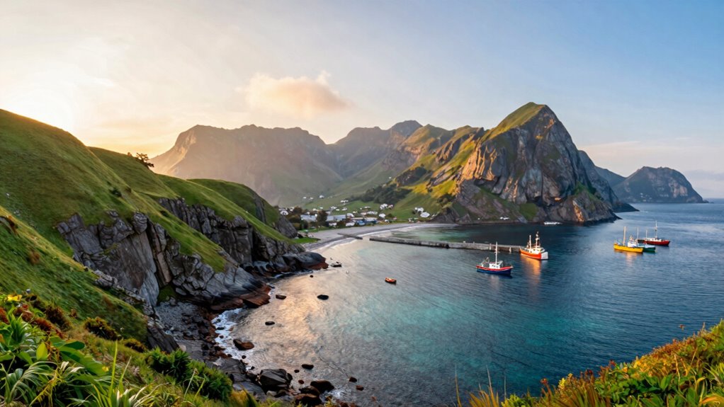 scenic ports reveal natural beauty