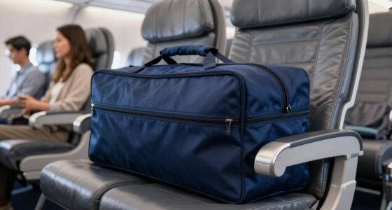 underseat bag size rule