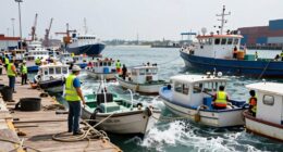 unpredictable busy port arrivals