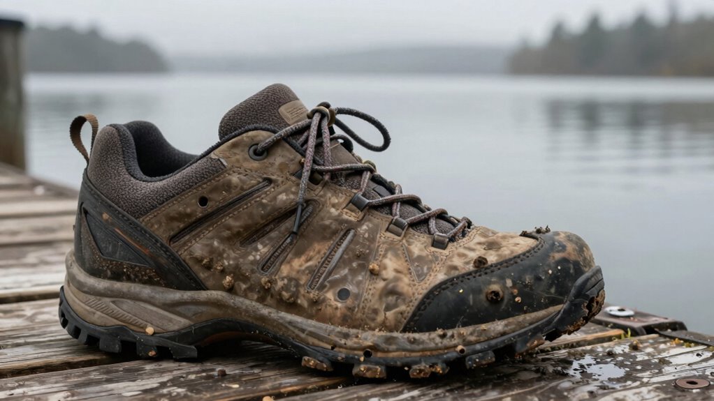wearing wrong shoes ashore