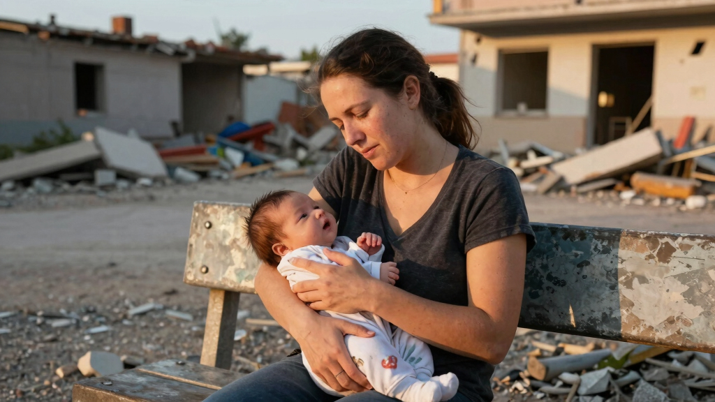 Mum rescued from Venezuela rubble with newborn baby tells BBC how he helped her survive