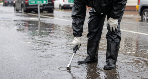 Several Louisville roads closed due to flooding