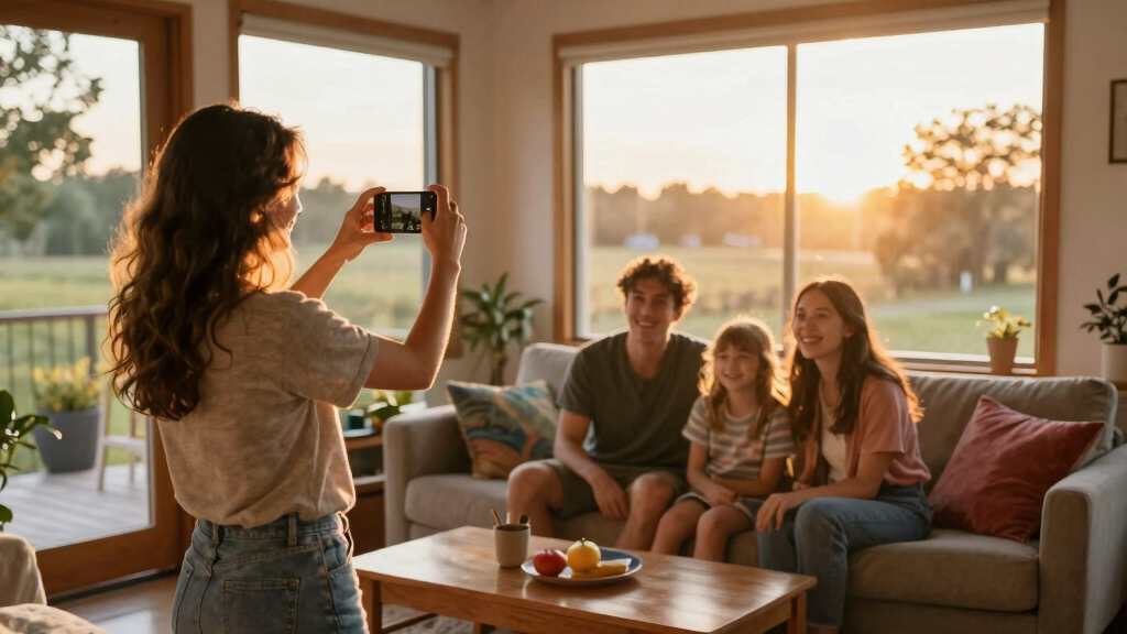 Family checks into Airbnb for the first time. Then find pictures of themselves on the wall: ‘Spiraling’