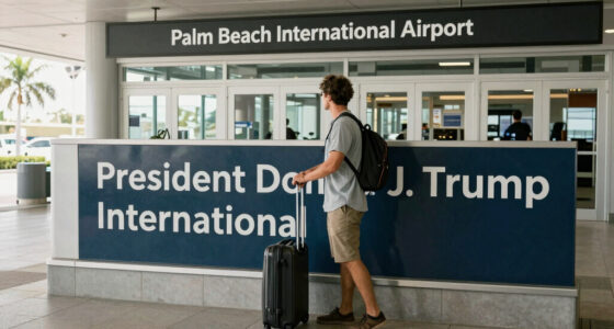 South Florida's Palm Beach airport renamed President Donald J. Trump International