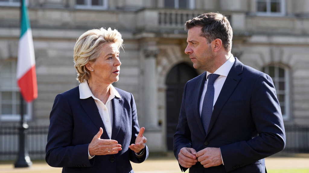 Statement By President Von Der Leyen With Taioseach Martin On The Occasion Of The College Visit To The Irish Presidency