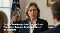 Trump Administration Live Updates: President Endorses Graham’s Sister as Interim Senator