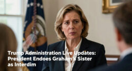 Trump Administration Live Updates: President Endorses Graham’s Sister as Interim Senator