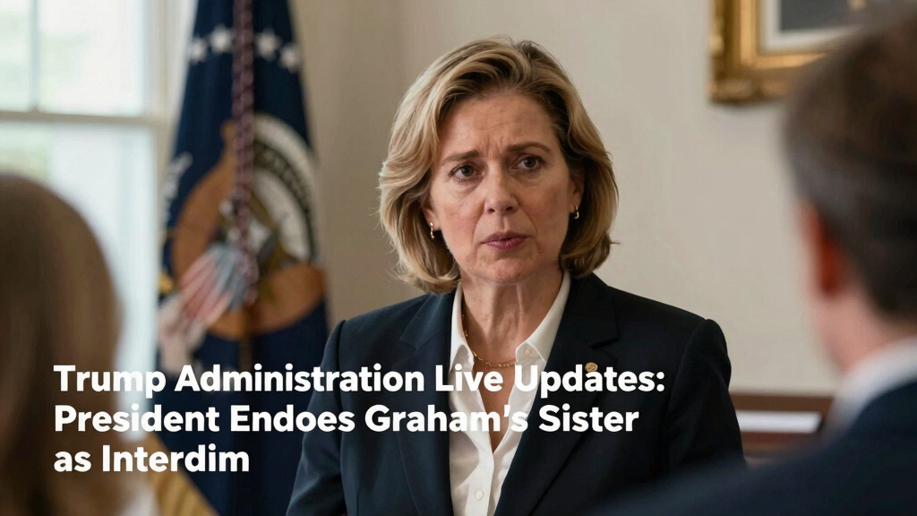 Trump Administration Live Updates: President Endorses Graham’s Sister as Interim Senator