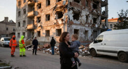 Russian Strikes On Kyiv And The Surrounding Region Kill Three, Including A Child, And Wound Seven