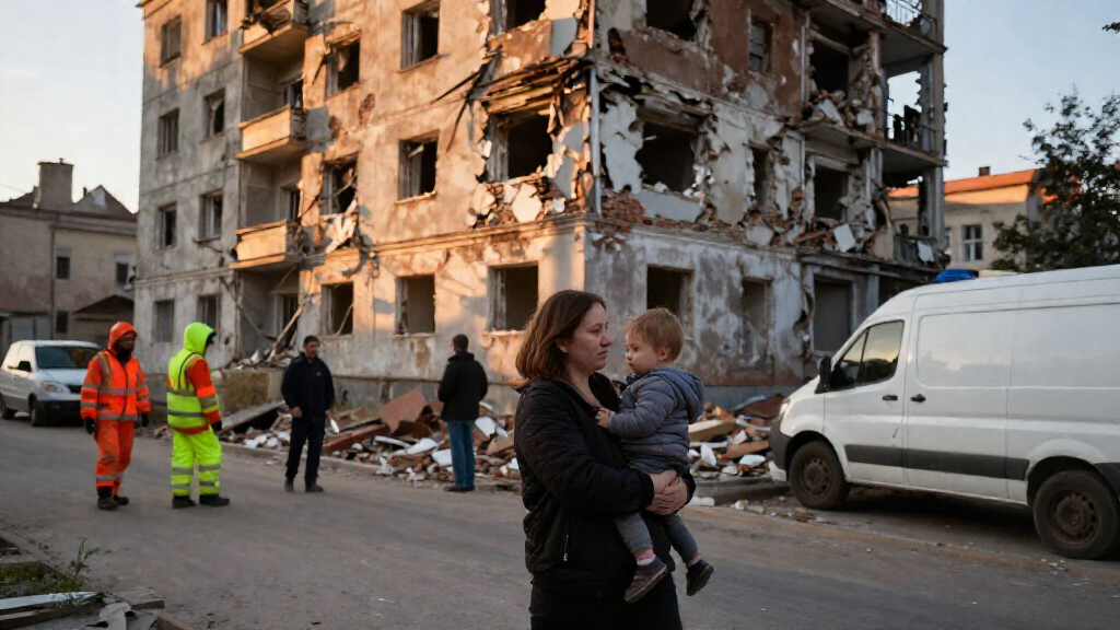 Russian Strikes On Kyiv And The Surrounding Region Kill Three, Including A Child, And Wound Seven