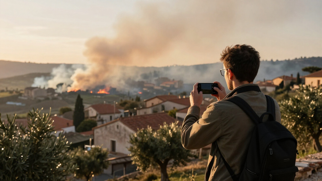 Wildfires Threaten Homes Across Sicily, Italy