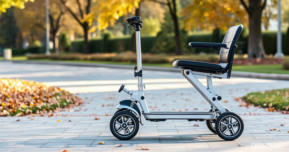 Fall Travel Review: Lightweight Folding 4-Wheel Mobility Scooter
