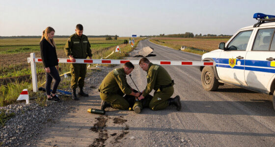 Munition Falls Near Moldovan Checkpoint On Border With Ukraine, Injures Border Guard