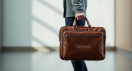 Samsonite Leather Expandable Briefcase: A Fall Travel Review