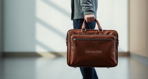 Samsonite Leather Expandable Briefcase: A Fall Travel Review