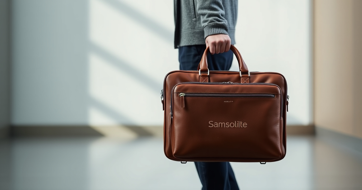 Samsonite Leather Expandable Briefcase: A Fall Travel Review